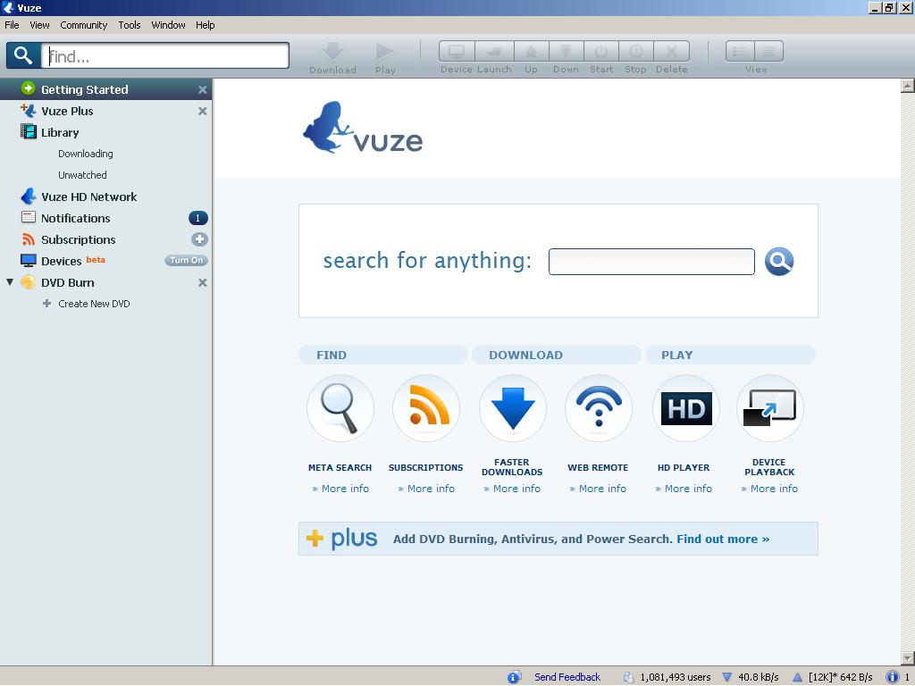 Vuze Plus Activation Code Free Serial Key